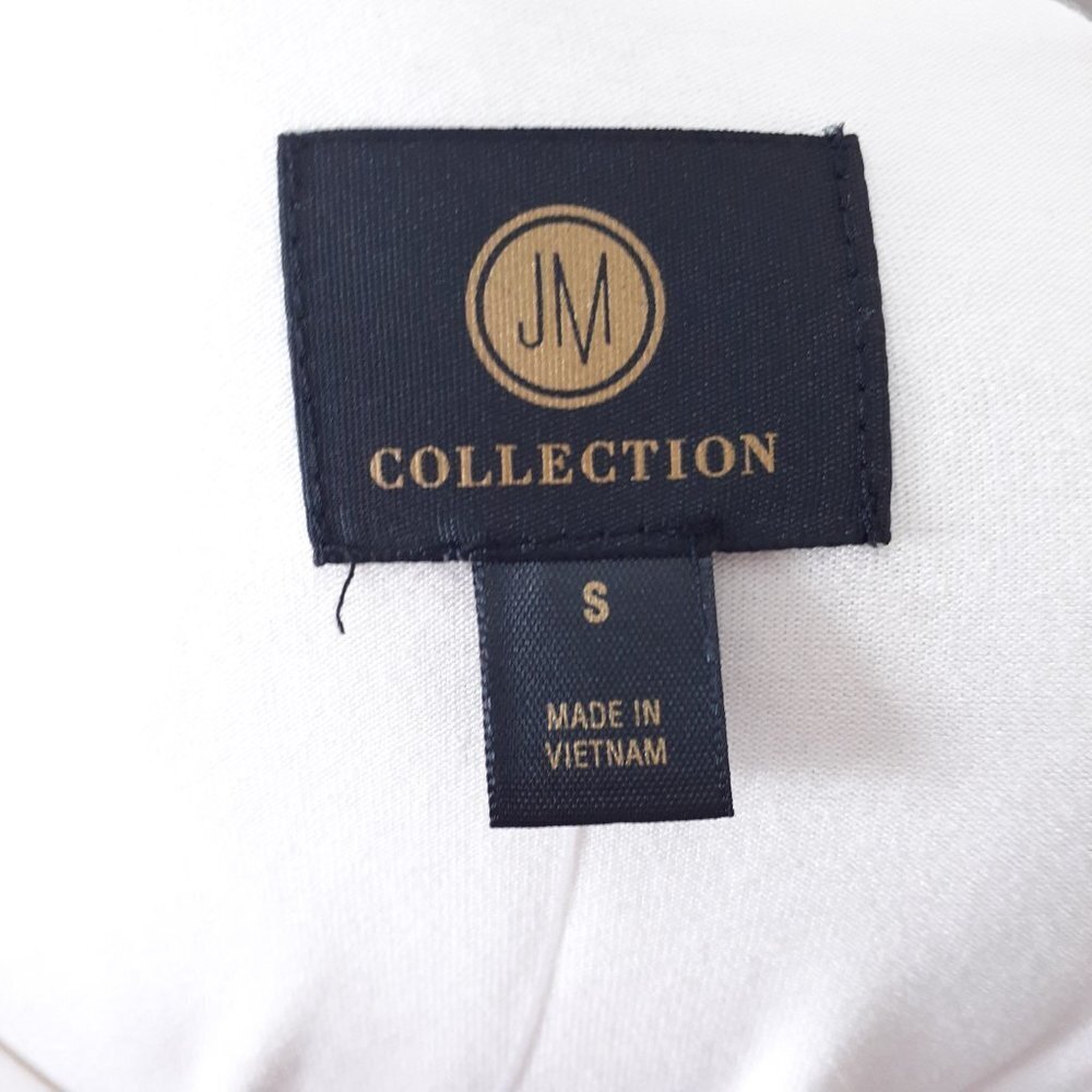 JM Collection Blouse S Sheer Overlay Necklace 966 - Picture 5 of 7